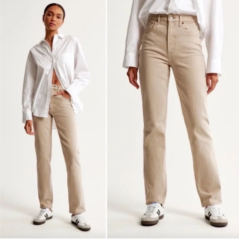 A&F Ultra High Rise 90s Straight Jean